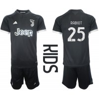 Juventus Adrien Rabiot #25 Tredjedraktsett Barn 2023-24 Kortermet (+ Korte bukser)
